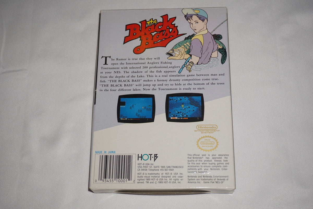 Black Bass (Nintendo NES) Complete in Box CIB