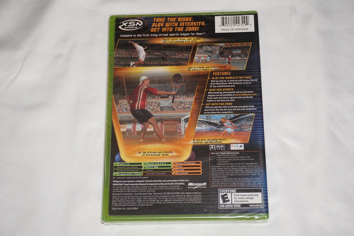 Top Spin (Microsoft Xbox) NEW Sealed
