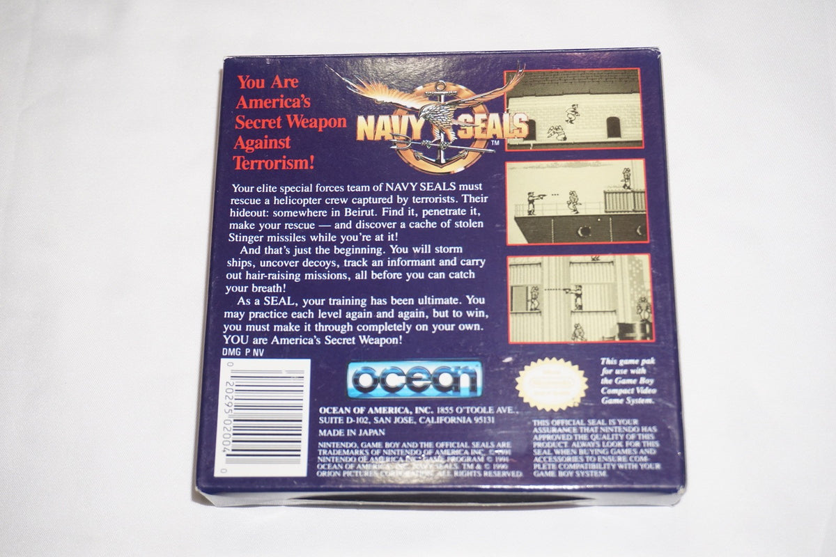 Navy Seals (Nintendo Game Boy Gameboy) Complete in Box CIB