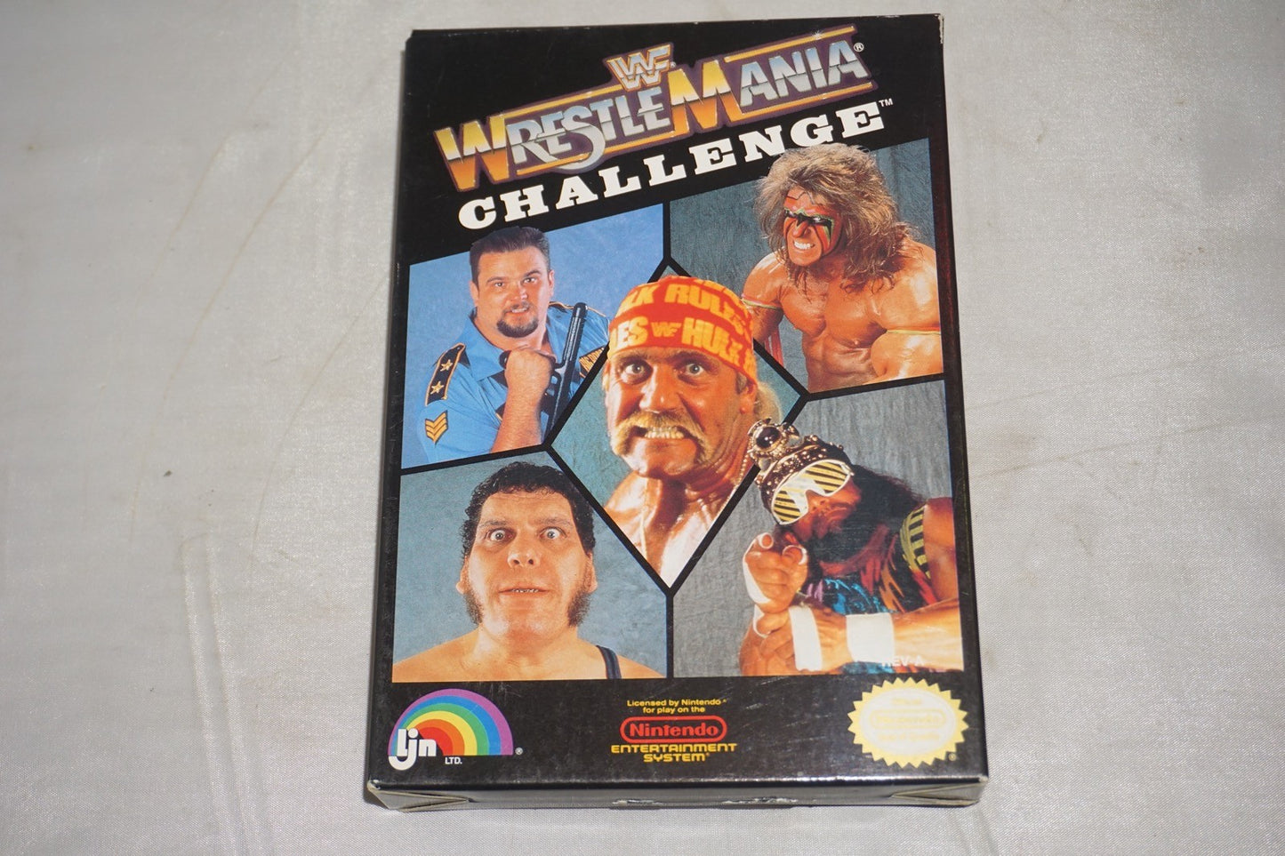 WWF WWE Wrestlemania Challenge (Nintendo NES) Complete in Box CIB