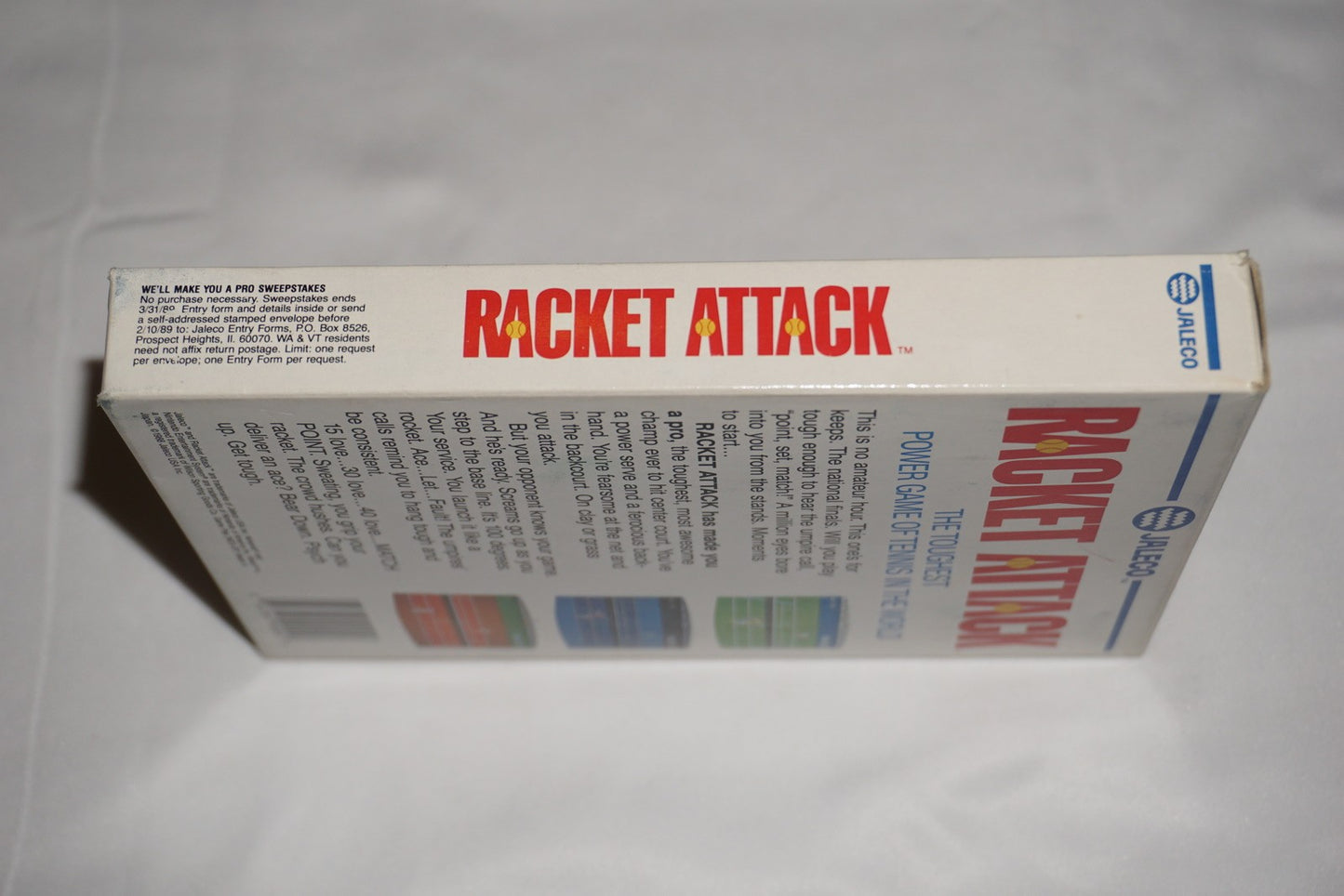 Racket Attack (Nintendo NES) Complete in Box CIB