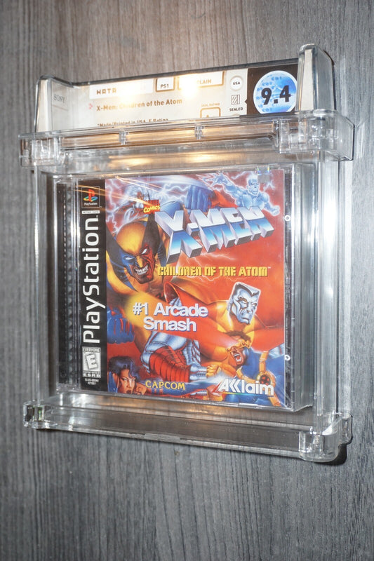 X Men Children Of The Atom (Playstation 1 ps1) WATA 9.4 A+ NEW Factory Sealed