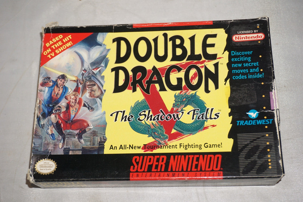 Double Dragon V 5 (Super Nintendo SNES) Complete in Box CIB
