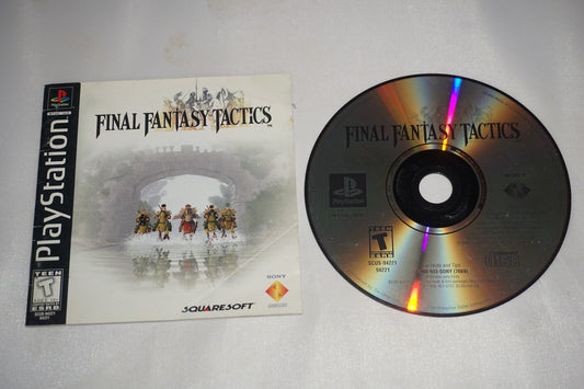 Final Fantasy Tactics ORIGINAL (Sony Playstation 1 ps1) with Manual