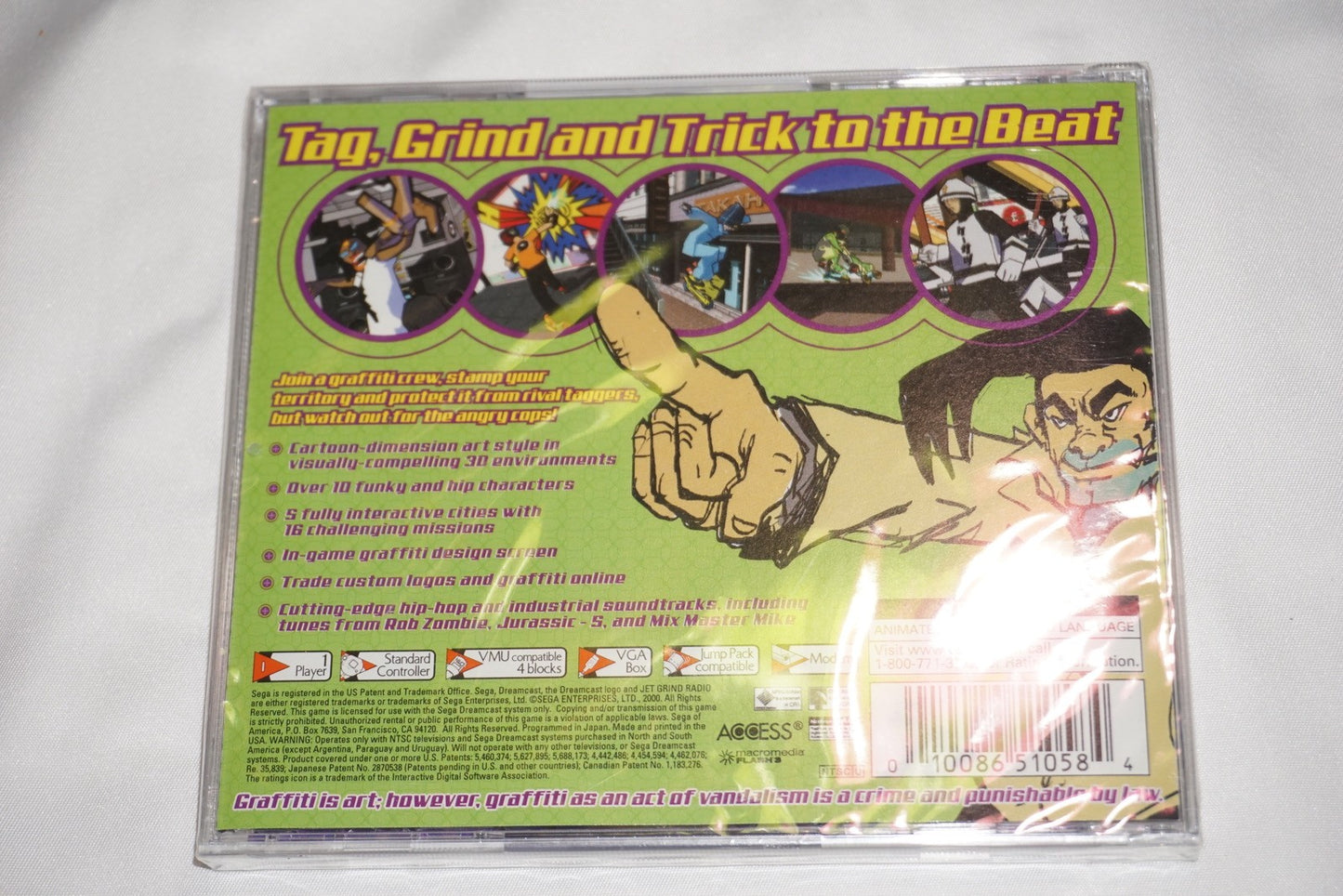 Jet Grind Radio (Sega Dreamcast) NEW Sealed