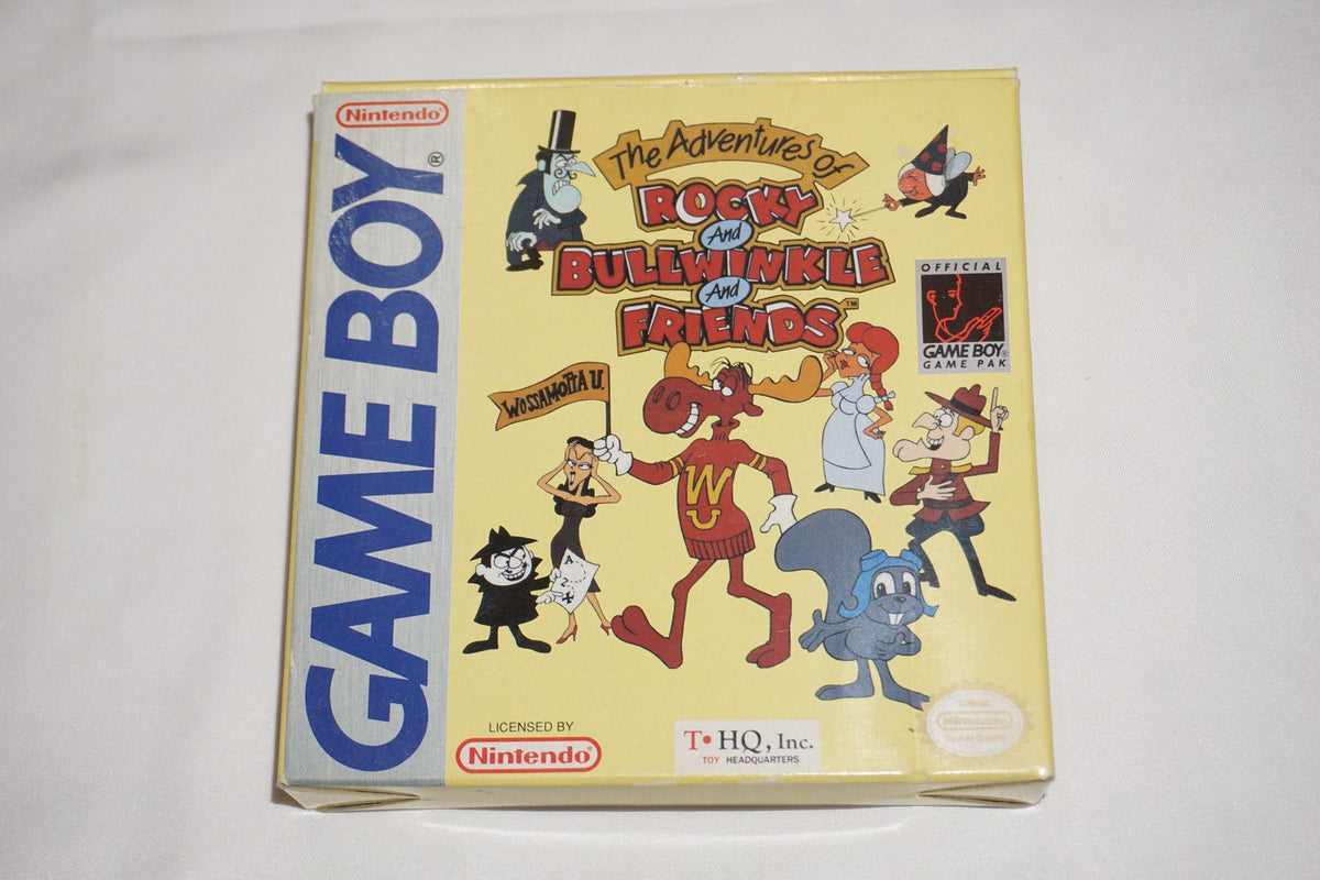 Adventures of Rocky & Bullwinkle (Nintendo Game Boy) Complete in Box CIB