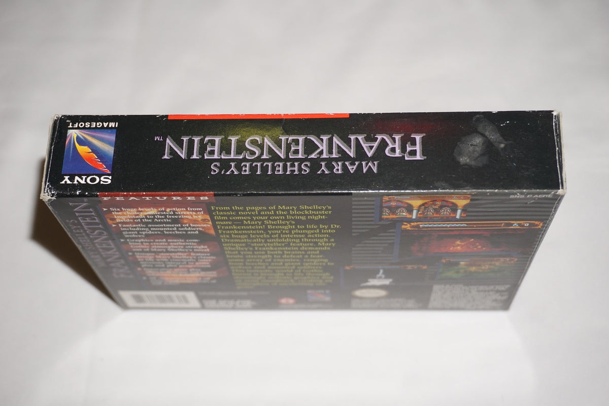 Mary Shelley's Frankenstein (Super Nintendo SNES) Complete in Box CIB
