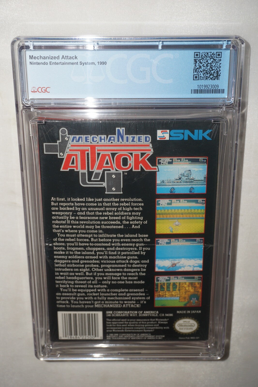 Mechanized Attack (Nintendo NES) CGC 9.4 A+ NEW Sealed