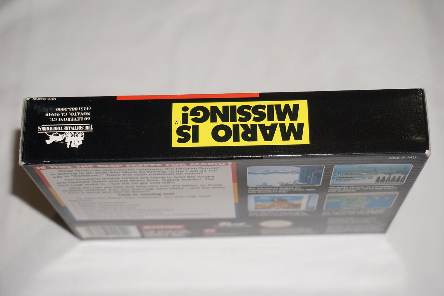 Mario is Missing (Super Nintendo SNES) Complete in Box CIB
