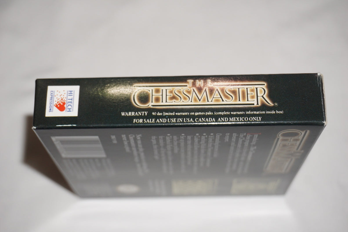 Chessmaster (Nintendo Game Boy Game Boy) Complete in Box w/ Reg CIB