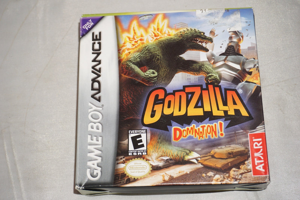 Godzilla Domination (Gameboy Advance GBA Game Boy) Complete CIB Authentic