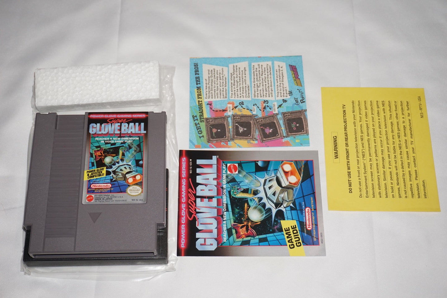 Super Glove Ball (Nintendo NES) Complete in Box CIB