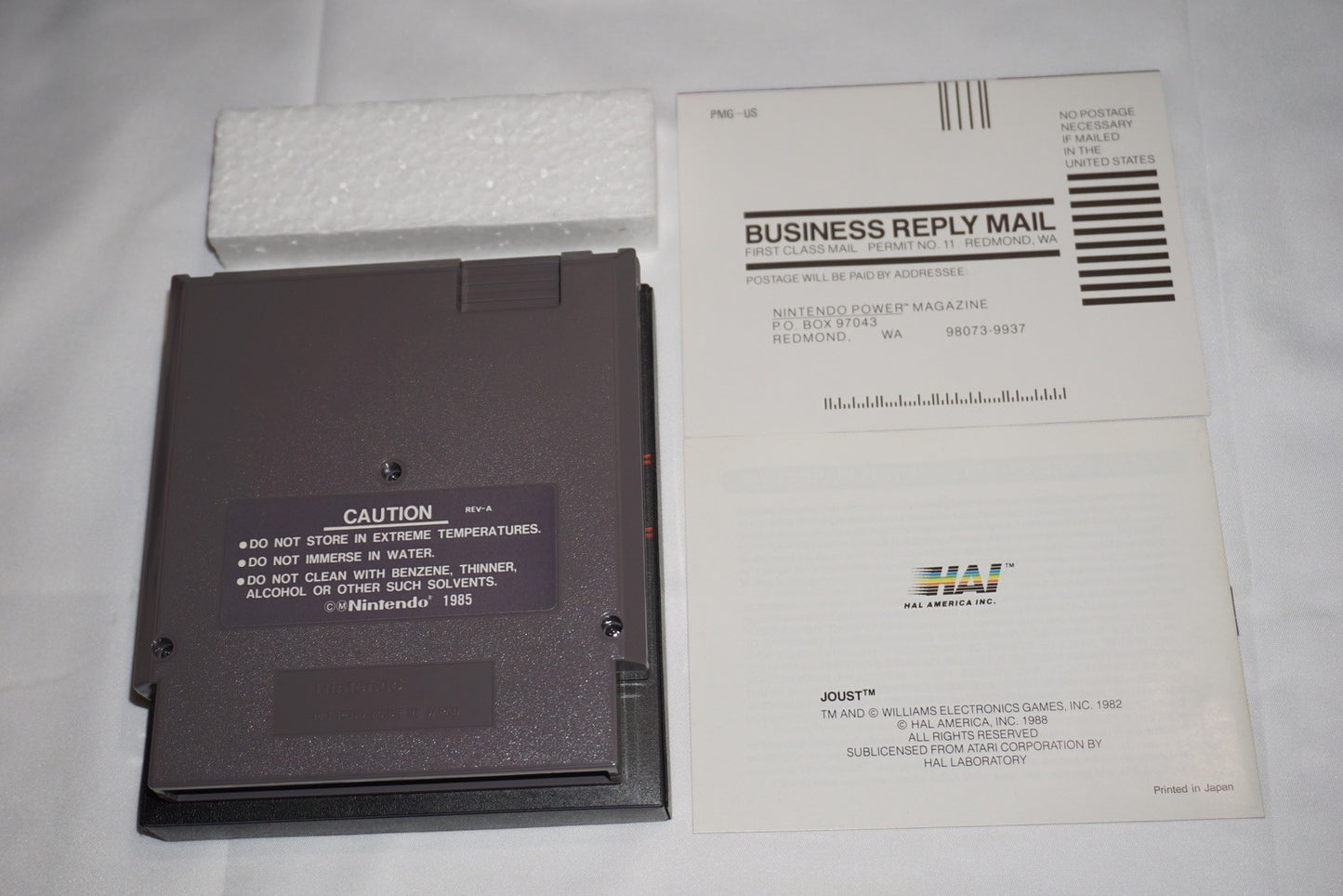 Joust Oval (Nintendo NES) Complete in Box CIB