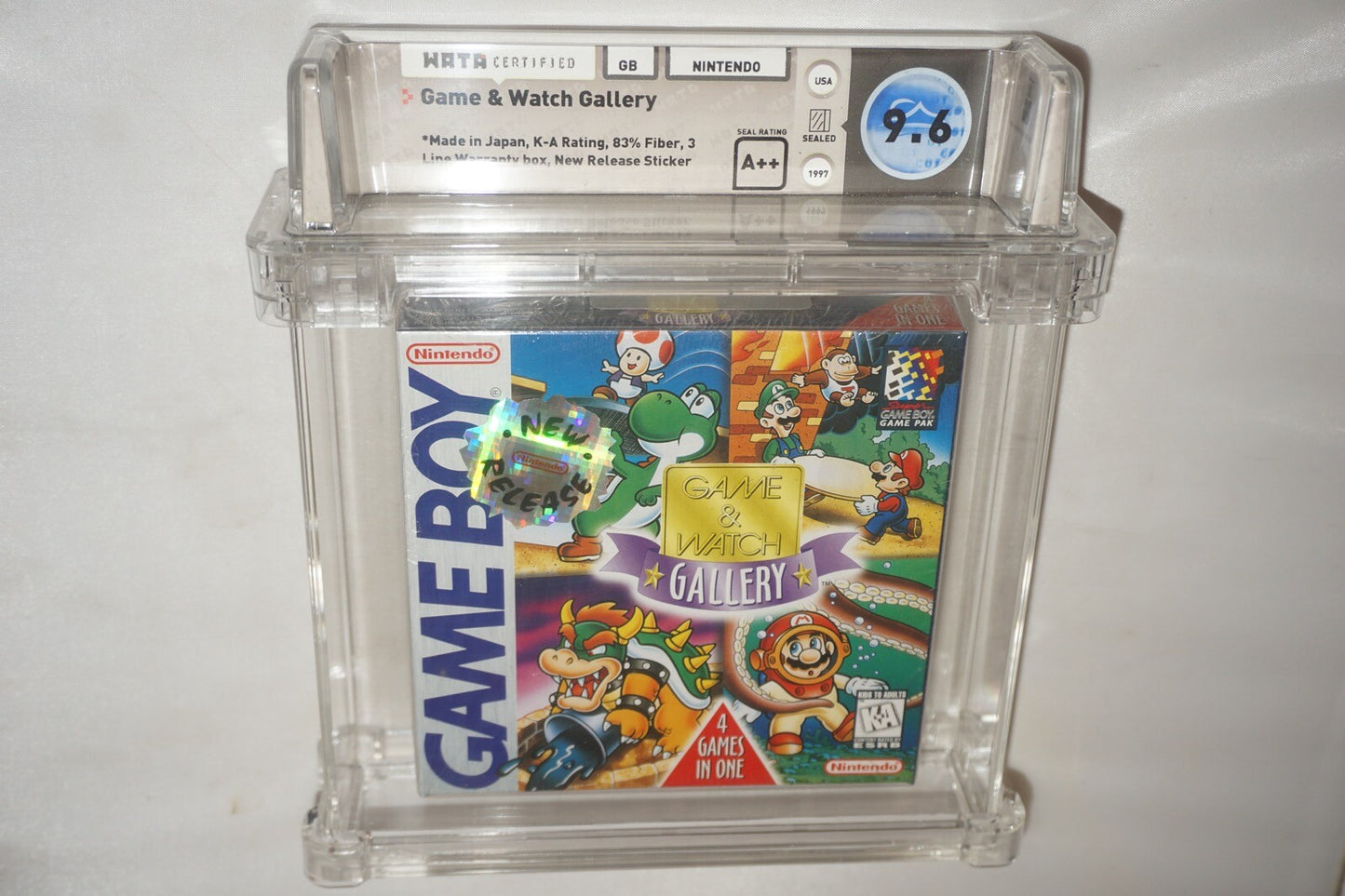Game & Watch Gallery (Nintendo Gameboy Game Boy) NEW Sealed WATA 9.6 A++