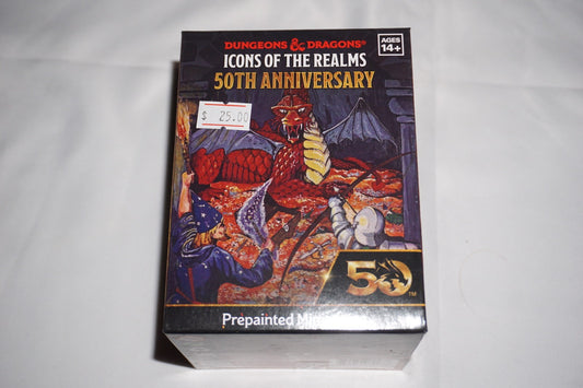 Icons of The Realms 50th Anniversary 1 Booster Brick D&D Dungeons & Dragons