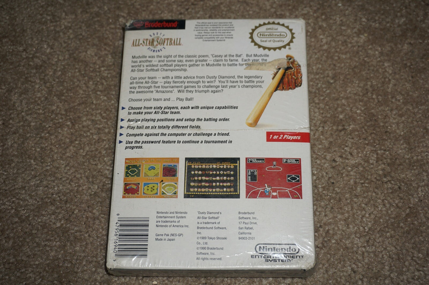 Dusty Diamond's All Star Softball (Nintendo NES) NEW Factory Sealed