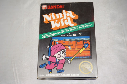 Ninja Kid 5 Screw Hangtab (Nintendo NES) Complete in Box CIB