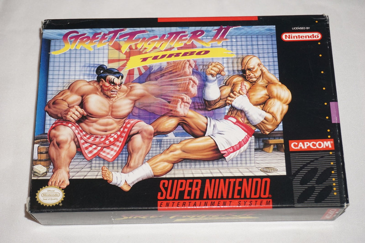 Street Fighter II Turbo (Super Nintendo SNES) Complete in Box CIB