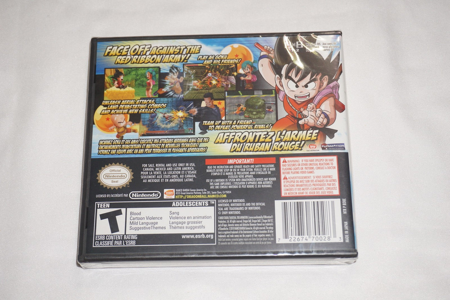 Dragon Ball Origins 2 (Nintendo DS) NEW Sealed