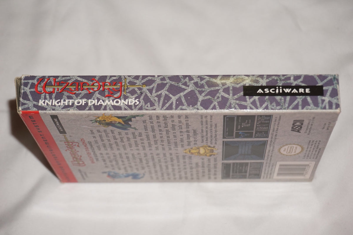 Wizardry: Knight of Diamonds Second Scenario (Nintendo NES) Complete in Box CIB