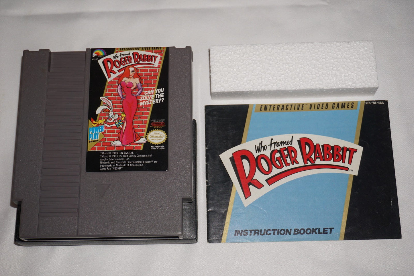 Who Framed Roger Rabbit (Nintendo NES) Complete in Box CIB