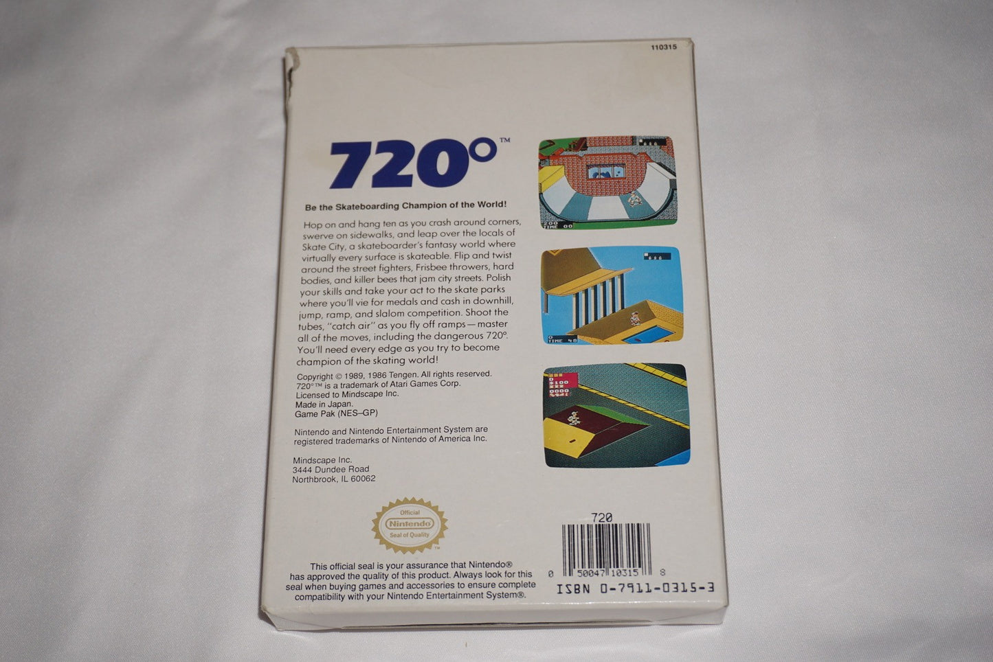 720 Degrees (Nintendo NES) Complete in Box CIB
