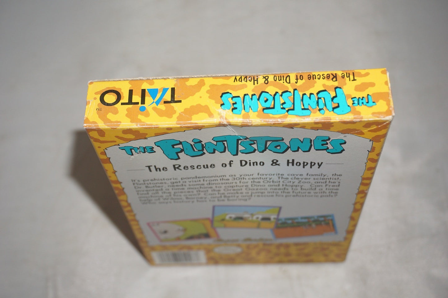 Flintstones The Rescue of Dino and Hoppy (Nintendo NES) Complete in Box CIB