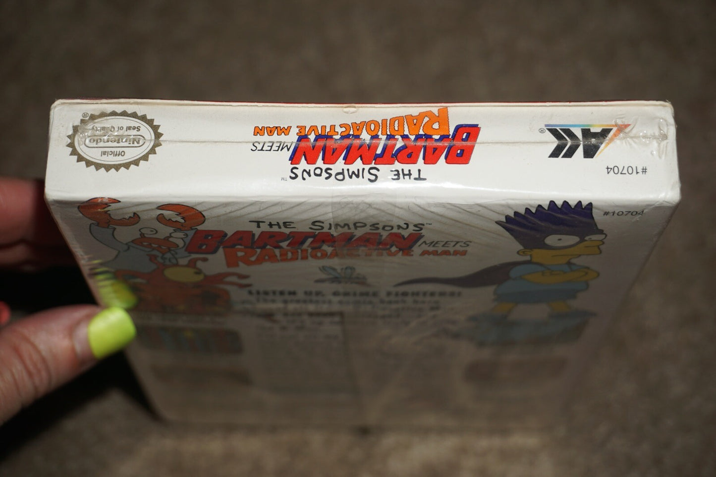 Simpsons Bartman Meets Radioactive Man (Nintendo NES) NEW Factory Sealed