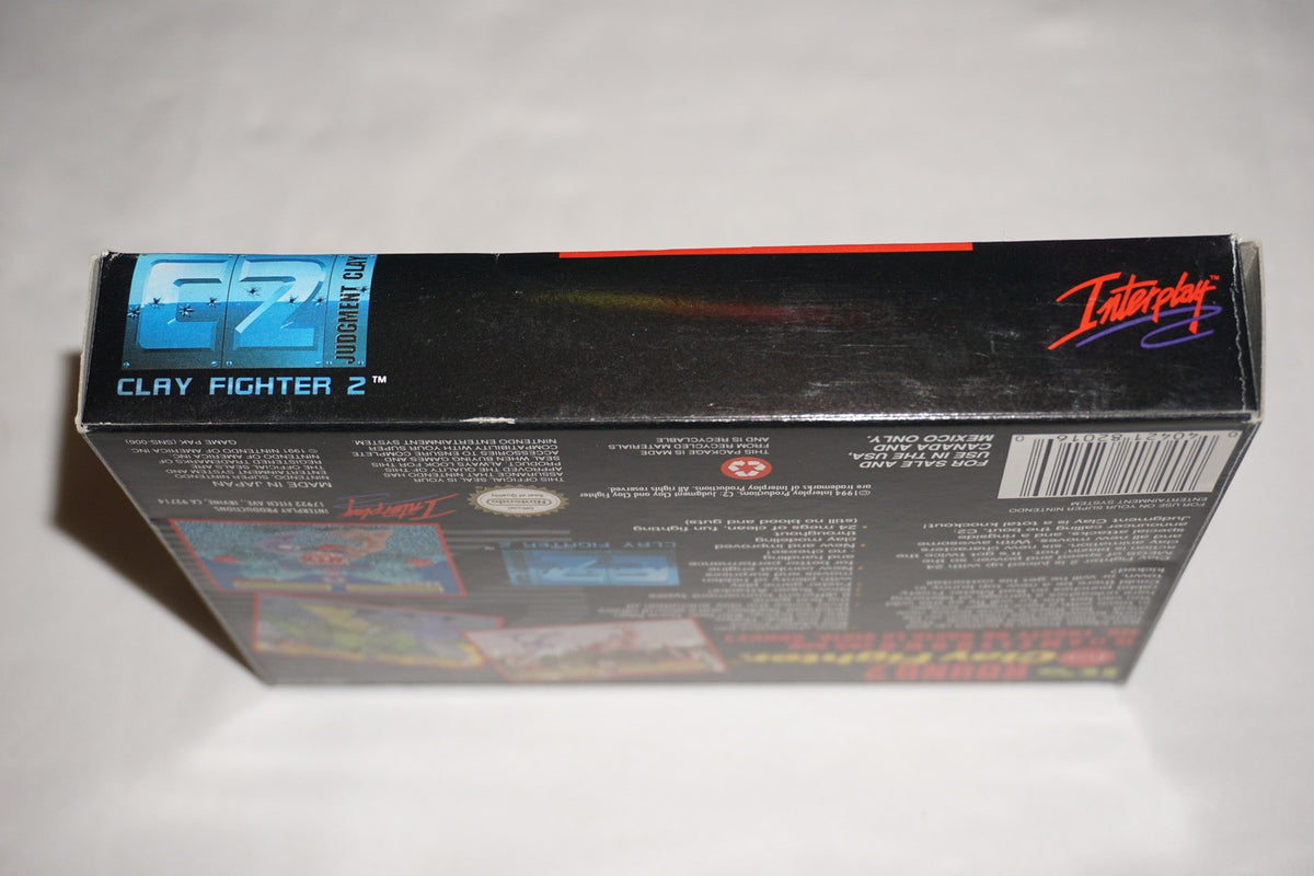 C2: Judgment Clay Clayfighter 2 (Super Nintendo SNES) Complete in Box CIB