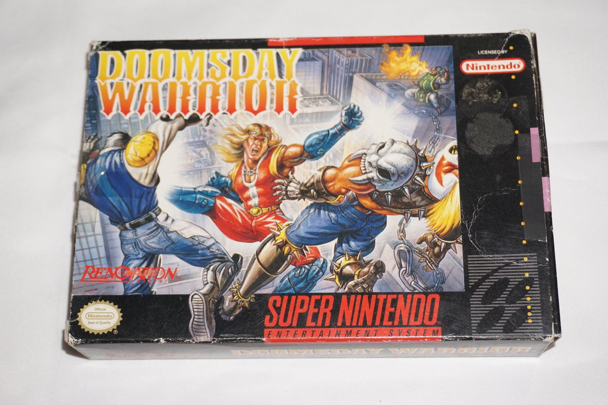 Doomsday Warrior (Super Nintendo SNES) Complete in Box CIB
