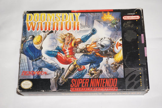 Doomsday Warrior (Super Nintendo SNES) Complete in Box CIB