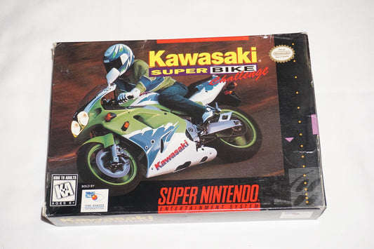 Kawasaki Superbike Challenge (Super Nintendo SNES) Complete in Box CIB