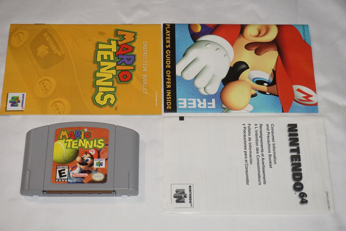 Mario Tennis (Nintendo 64 N64) Complete in Box CIB