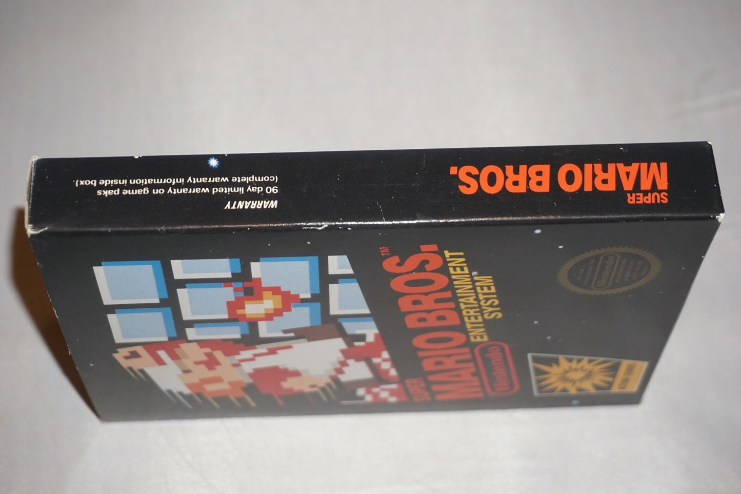 Super Mario Bros HANGTAB (Nintendo NES) Complete in Box CIB Near Mint #1