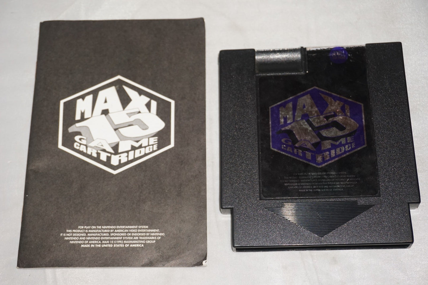 Maxi 15 (Nintendo NES) Complete in Box CIB