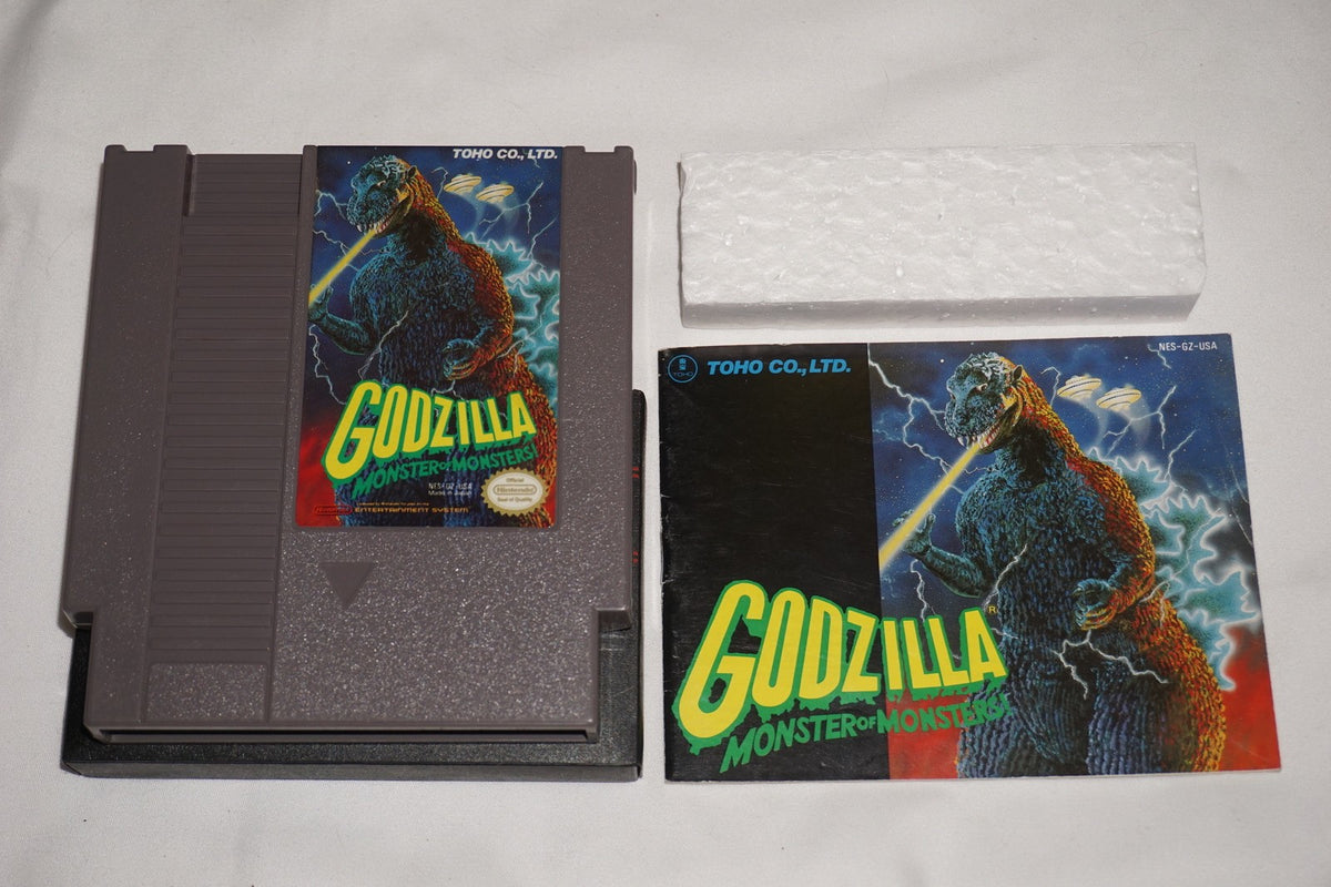 Godzilla: Monster of Monsters (Nintendo NES) Complete in Box CIB