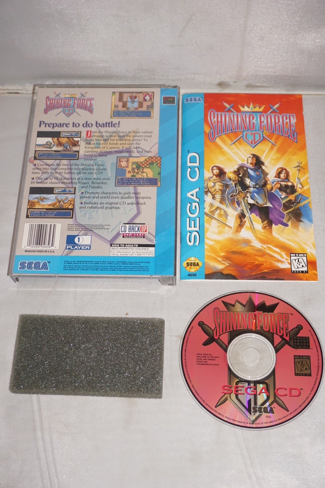 Shining Force (Sega Cd) Complete w/ Reg Card