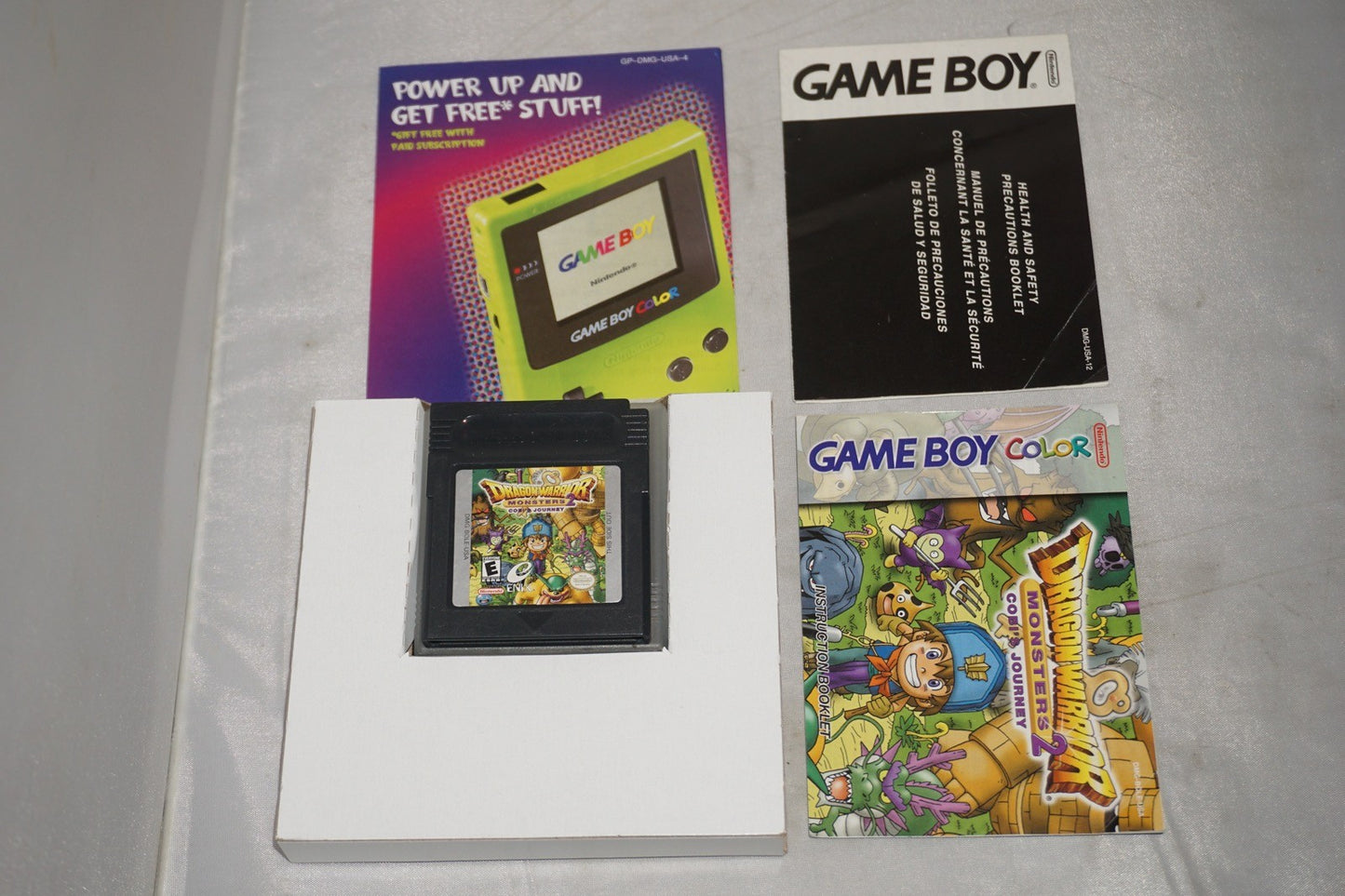 Dragon Warrior 2 Cobi's Journey (Gameboy Color Game Boy) Complete CIB Authentic