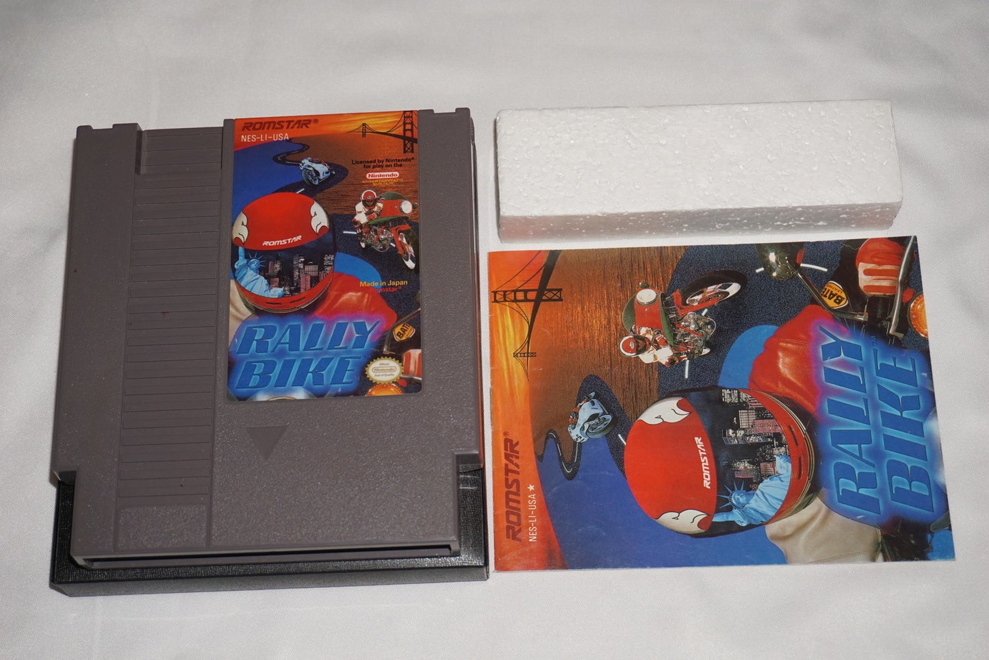 Rally Bike (Nintendo NES) Complete in Box CIB