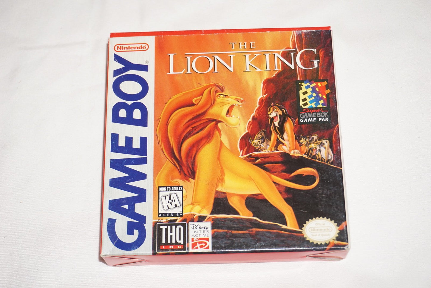 Lion King (Nintendo Game Boy Game Boy) Complete in Box CIB