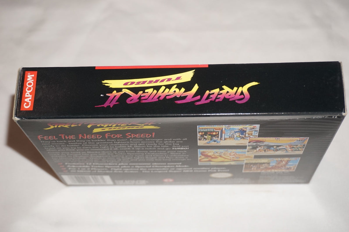 Street Fighter II Turbo (Super Nintendo SNES) Complete in Box CIB