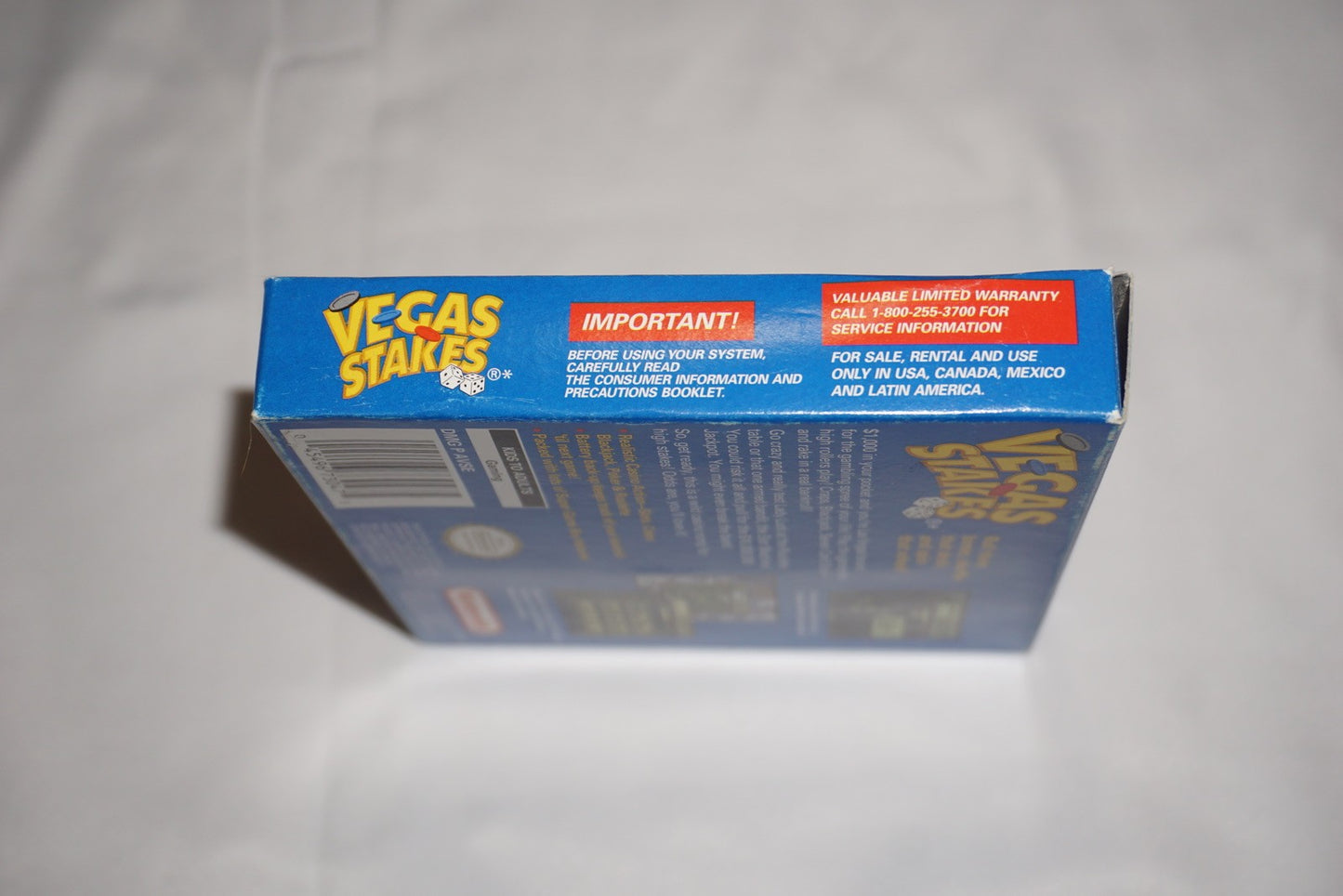 Vegas Stakes (Nintendo Game Boy Gameboy) Complete in Box CIB