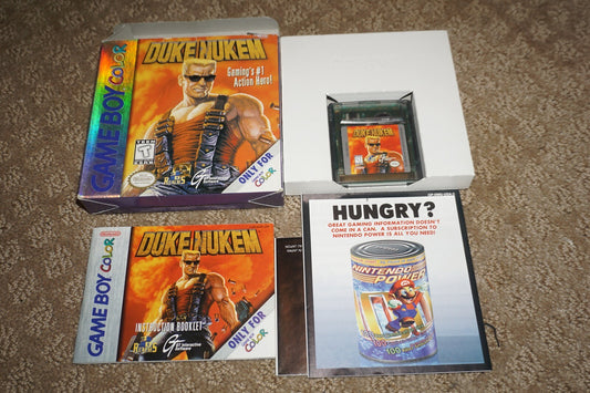 Duke Nukem (Nintendo Gameboy Color Boy GBC) Complete In Box CIB