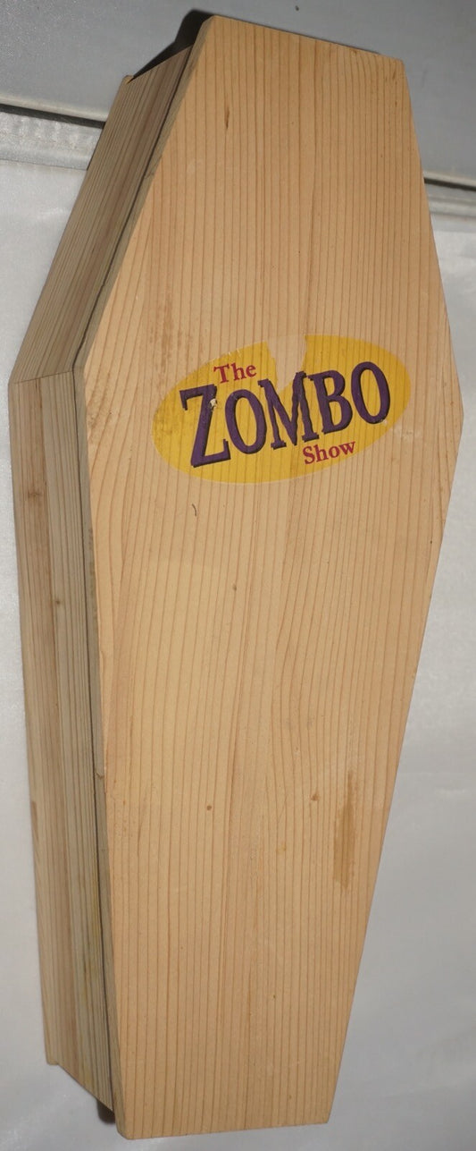 Zombo The Munsters Custom Danbury Mint Wooden Coffin Statue Figure NEW #27