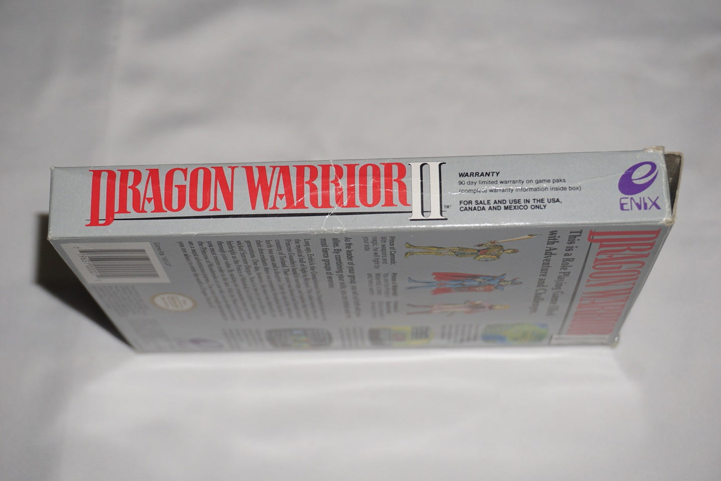 Dragon Warrior II 2 (Nintendo NES) Complete in Box CIB