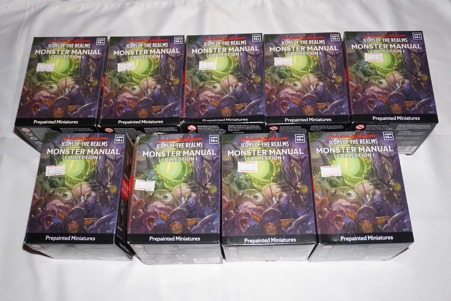 Monster Manual x9 Booster Brick D&D Dungeons & Dragons
