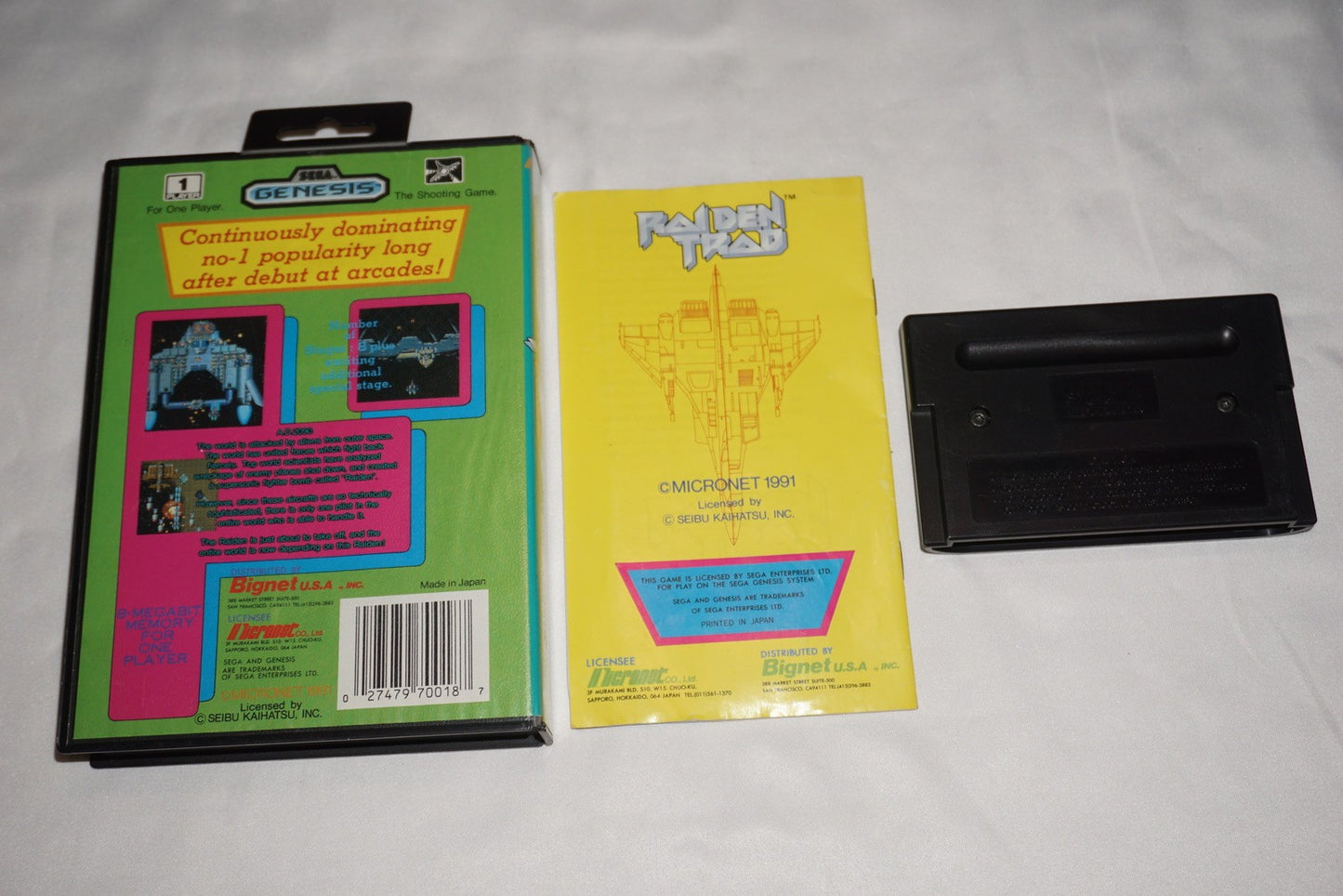 Raiden Trad (Sega Genesis) Complete