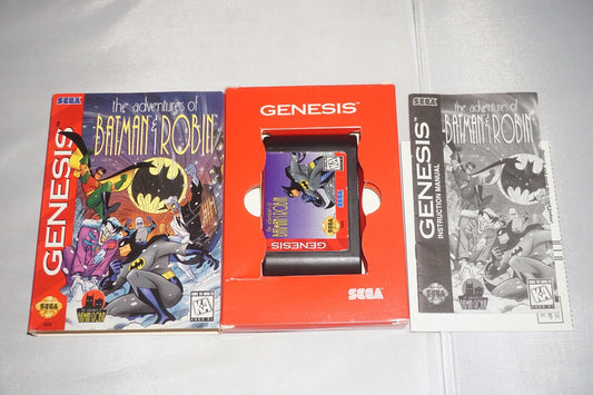 Adventures Of Batman & Robin (Sega Genesis) Complete in Box CIB