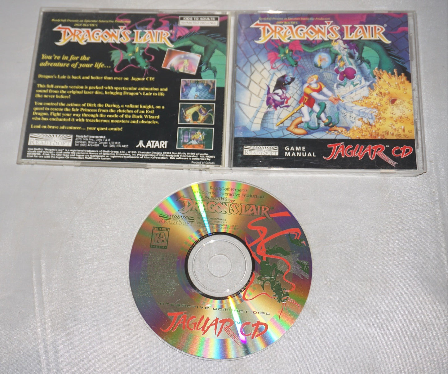 Dragon's Lair (Atari Jaguar CD) Complete
