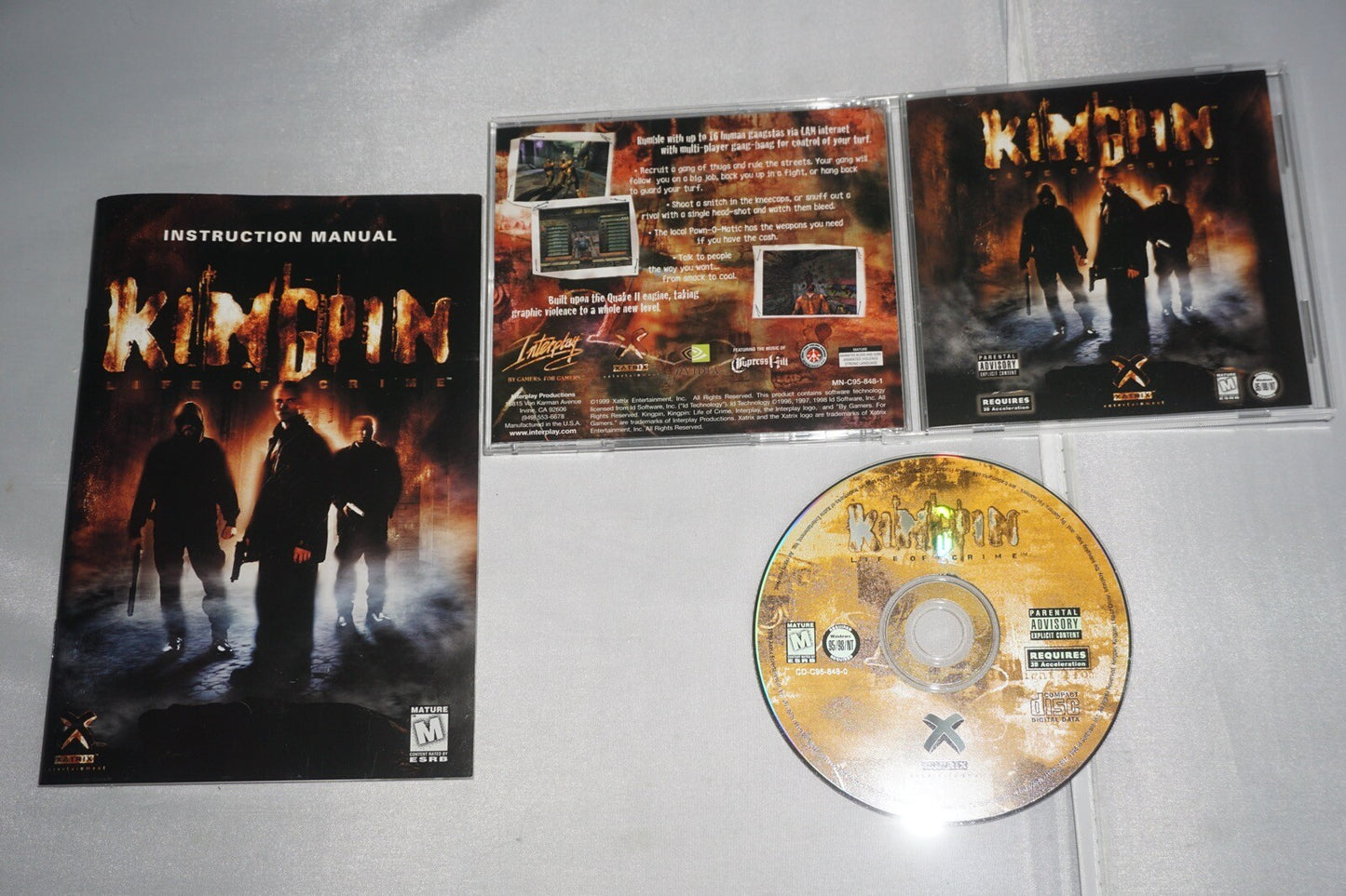 Kingpin Life of Crime (PC) Complete in Big Box CIB